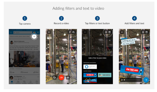 Adding Filters to LinkedIn Video